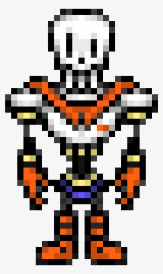 Papyrus Overworld - Undertale Papyrus Pixel Art