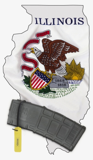 Just Out Today Is A Brand New Bill, Designated Hb1467, - Illinois State Flag In State Shape
