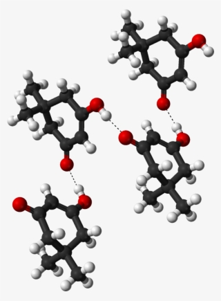 Dimedone Hydrogen Bonded Chain From Xtal 3d Balls