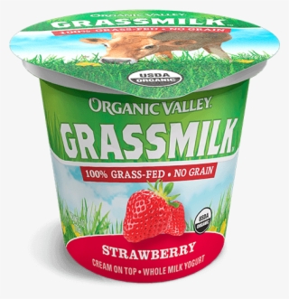 Strawberry Grassmilk Yogurt, - Organic Valley Grassmilk Yogurt Vanilla