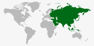 Asia - World Map Capitalist And Communist