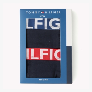 Boys Tommy Hilfiger Boxer Shorts Trunks 2 Pack - Book Cover