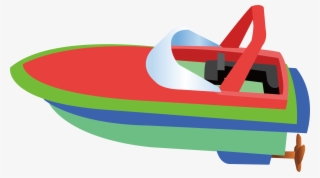 Motorboat Clip Art - Gambar Speed Boat Animasi