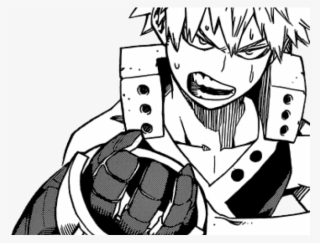Manga Boy Clipart Mask Png - Bakugou And Kirishima Manga