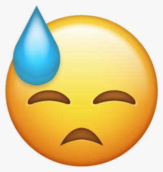 Sweat Emoji Transparent Background