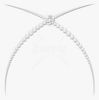 Free Png Download Pearl Decor With Diamond Clipart - Chain