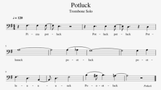 Steven Universe - Potluck - Trombone - Sheet Music