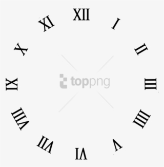 Free Png Clock No Hand Png Image With Transparent Background - Clock Face Template