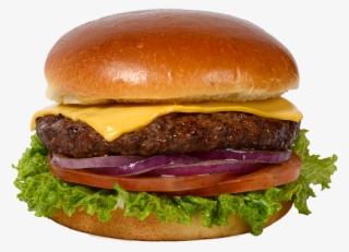 Add A Fountain Drink And A Side Of Our Blue Village - Cheeseburger