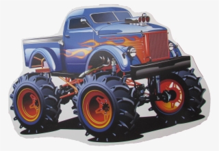 Monster Truck Wheelchair Costume - Hot Wheels Cars Vector