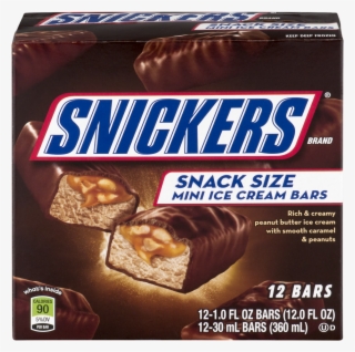 Snickers Mini Ice Cream Bars, 1 Fl Oz, 12 Ct - Snickers