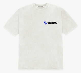 Testing White Tee Front - Palace Sans Ferg Tee White