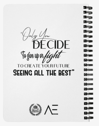 Aelonia Spiral Notebook - Spiral Binding Png
