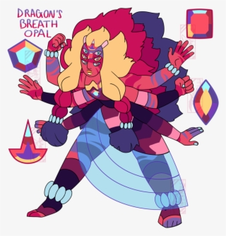 Dragon's Breath Opal By Deer-head - Sunstone Rose Quartz Steven Universe