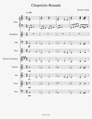 Chopsticks Remade Sheet Music Composed By Kiwanee' - That's A Plenty Trumpet Sheet Music