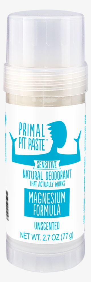 Magnesium Unscented Natural Deodorant Stick - Plastic Bottle