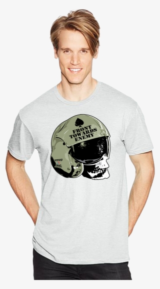 Usa Military Front Towards Enemy Helmet Aviation Short - Crayons And Marines Shirts