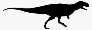 File - Eoabelisaurus Silhouette - Svg - Dinosaur Pics Black And White