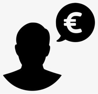 User Earnings Talk Person Euro Comments - Voice Of Customer Icon