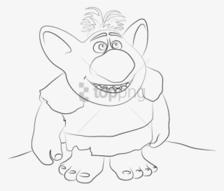 Free Png Frozen Troll Coloring Pages Png Image With - Cartoon