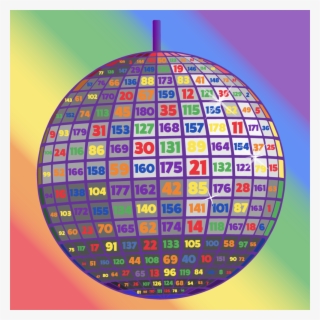 Ball Day 1 Rainbow Background - Circle