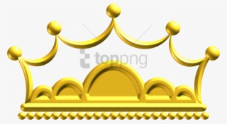 Free Png Gold Crown Transparent Png Image With Transparent - Golden Crown Clip Art