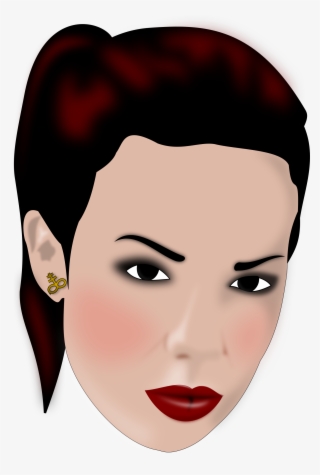 Png Download Bald Clipart Tete - Clipart Tete Femme