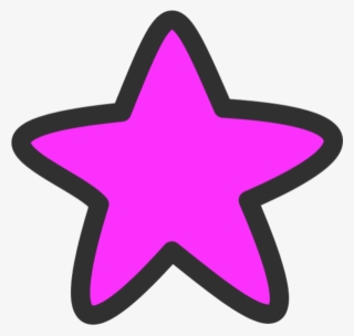 Star Rounded Edges Clipart - نجمه كرتونيه