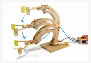 Hydraulic Robotic Arm Wooden Kit - Hydraulic Wooden Robot Arm