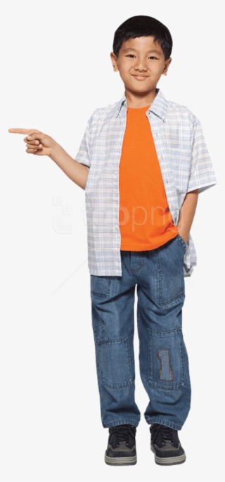 Free Png Download Asian Child Pointing Png Images Background - Kids Png Asian