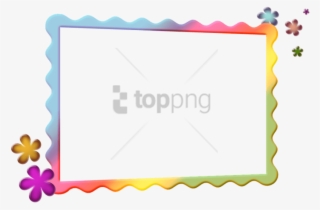 Free Png Download Colorful Border Png Png Images Background - Frame Png