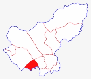 Bordered Yellow Banner, Inner Mongolia - Map