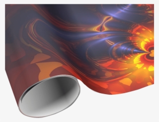 Butterfly Eyes, Abstract Gold Violet Wings Fractal - Fractal Art