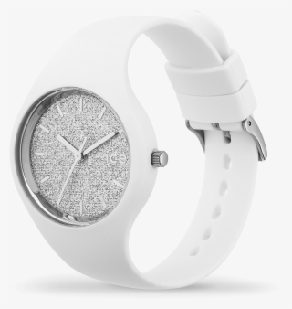 Ice Glitter - White Silver - Ice Watch White Blue
