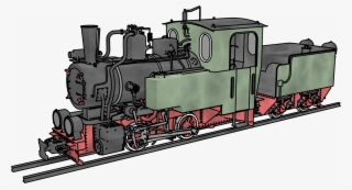 T2 71 Steam Locomotive Clipart Png Picture - Rail Transport