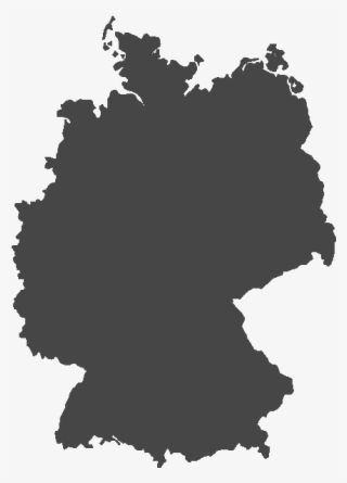 In 2015 Alone, More Than One Million Asylum Seekers - Germany Map Icon Png