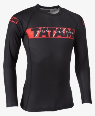 Tatami Red Bar Rash Guard - Long-sleeved T-shirt