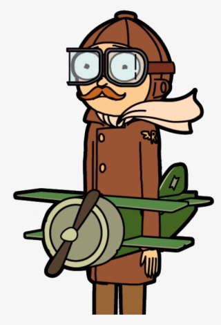 Ace Pilot Morty - Cartoon