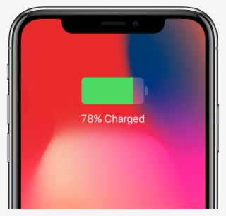 Iphone X With Wireless Charging - Iphone X Charging Icon