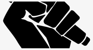 Microphone Png Image - Hand Holding Microphone Silhouette