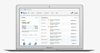 Paypal Being Used On Macbook Air - Paypal Business Account