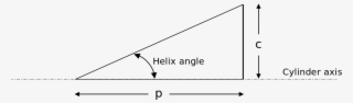 File - Helix Angle - Svg - Diagram