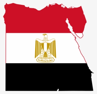 Flag-map Of Egypt - Egypt Flag Svg