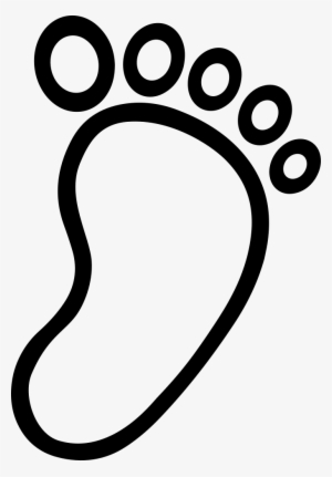 Foot Print Drawing At Getdrawings - Icon