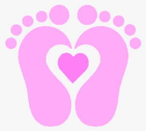 Download Image Of Baby Footprint Clipart - Baby Feet With Heart Svg ...