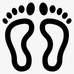 The Icon Is Described As Human Footprints - Pink And Blue Baby Footprints
