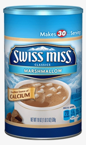Milk Chocolate With Marshmallow Canister - Swiss Miss Hot Chocolate Mix