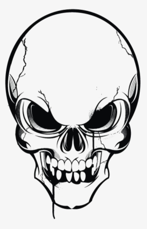 Creative Skull Png High Quality Image - Angry Skull Vector