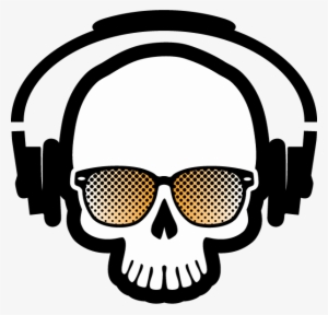 Crazy Skulls Png Png Royalty Free Stock - Skull Music Png