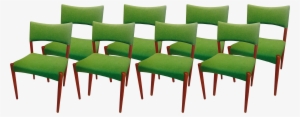 Green Dining Chairs - Dining Room